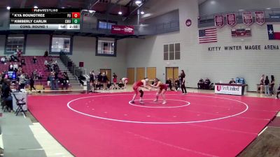 160 lbs Cons. Round 1 - Kimberly Carlin, Colorado Mesa University vs Kya Roundtree, Pacific University