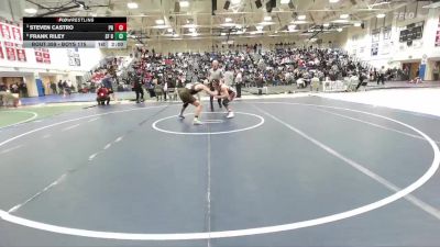 Boys 175 lbs Quarterfinal - Steven Castro, Piedmont Hills Boys vs Frank Riley, Saint Francis Boys