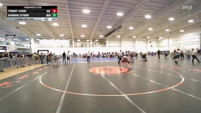 118 lbs Consi Of 8 #2 - Tommy Conn, Red Roots WC vs Dominic Kyser, Maine Hammahs