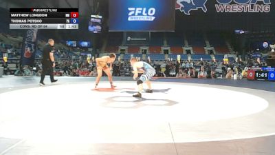 138 lbs Cons. Rd Of 64 - Matthew Longdon, New Mexico vs Thomas Potsko, Pennsylvania