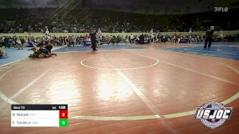 84 lbs Quarterfinal - Bostik Marple, Tuttle Elite Wrestling Club vs Ej Turner Jr, HURRICANE WRESTLING ACADEMY