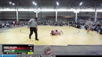 112 lbs Quarterfinal - Kinzie Williams, American Falls Girls vs Marley Carr, North Jr High Girls