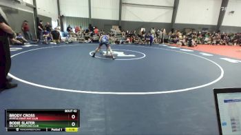 120 lbs Quarterfinal - Brody Cross, Myrtle Point Mat Club vs Bodie Slater, Big Cat Wrestling Club