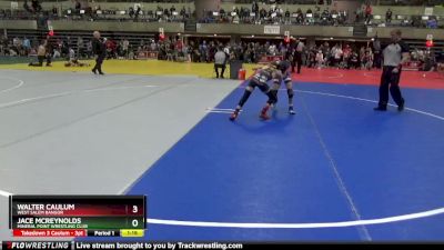 80 lbs Champ. Round 1 - Walter Caulum, West Salem Bangor vs Jace McReynolds, Mineral Point Wrestling Club