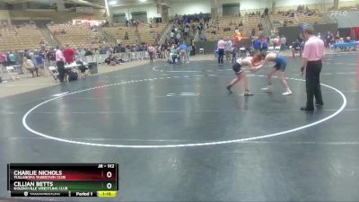 112 lbs Cons. Semi - Charlie Nichols, Tullahoma Takedown Club vs Cillian Betts, Nolensville Wrestling Club