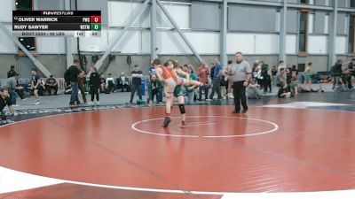 92 lbs Cons. Quarters - Rudy Sawyer, West Salem Titan Mat Club vs Oliver Warrick, Punisher Wrestling Company