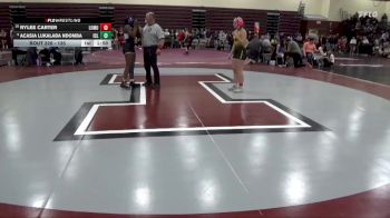 135 lbs Round 2 - Acasia Lukalaba Ndomba, Iowa City Liberty vs Rylee Carter, Louisa-Muscatine