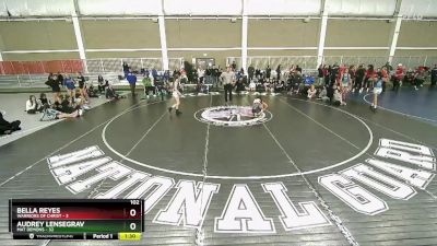 102 lbs Placement (4 Team) - Audrey Lensegrav, Mat Demons vs Bella Reyes, Warriors Of Christ