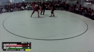 193 lbs Semifinal - Britney Pineda Herrera, Nebraska vs Allisen Edwards, Grand Island Legacy Girls Wrestling Club