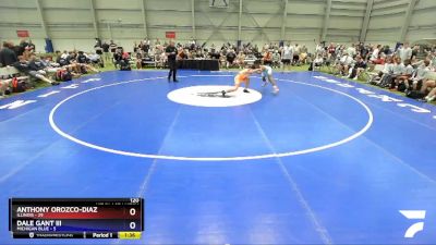 120 lbs Placement Matches (16 Team) - Anthony Orozco-Diaz, Illinois vs Dale Gant III, Michigan Blue