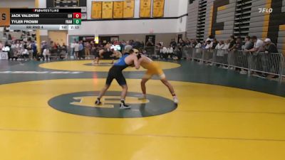165Tan lbs Rr Rnd 4 - Jack Valentin, LIU vs Tyler Fromm, Franklin & Marshall