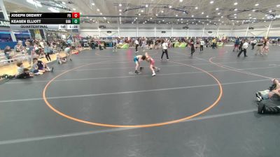126 lbs Quarterfinal - Keagen Elliott, Unattached vs Joseph Drewry, Unattached