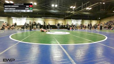 76-80 lbs Quarterfinal - Daxton Andrews, Madill Takedown vs Tripp Moxley, South Central Punisher Wrestling Club