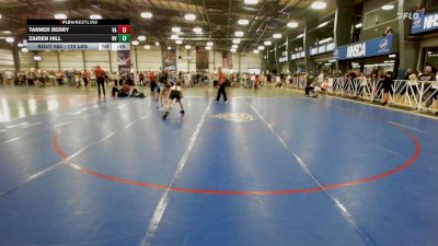 112 lbs Consi Of 32 #2 - Tanner Berry, VA vs Zaiden Hill, NV