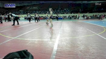 130 lbs 3rd Place - Kinley Vereide, Vinita Jr. High vs Kaisley Taber, Hennessey Takedown Club