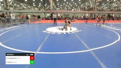 85 lbs Rr Rnd 3 - Andrew Cosgrove, Rednose Wrestling School vs Preston Dorn, Shwa