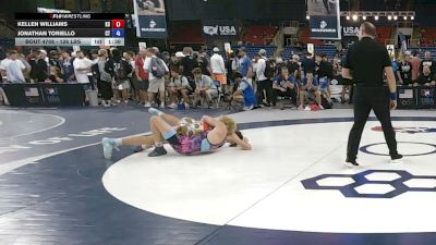 126 lbs Cons. Sub-rd Of 64 - Kellen Williams, Kansas vs Jonathan Toriello, Connecticut