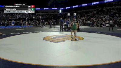 105 lbs Semifinal - Jazmine Turner, Grace M Davis (SJ) vs Ella Cohen, Palo Alto (CC)