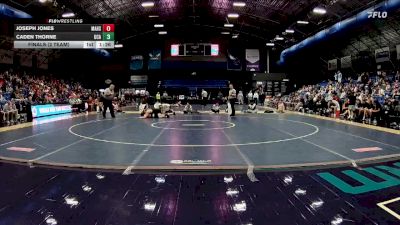 150 lbs Finals (2 Team) - Joseph Jones, Mount Airy High School vs Caden Thorne, Uwharrie Charter Academy