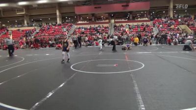 100 lbs Quarterfinal - Brayden Gilles, Hutchinson vs Wyatt Linn, Columbus Wrestling Club
