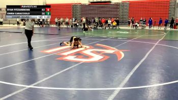 133 lbs Champ. Round 1 - Ryan Fitzsimmons, Pennsylvania College Of Technology vs Owen Caracciolo, St. Vincent College