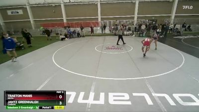 106 lbs Quarterfinal - Jantz Greenhalgh, Carbon vs Traeton Manis, Delta