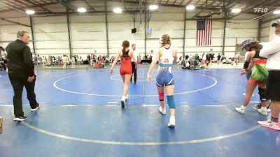 107 lbs Round Of 16 - Araceli Clem, Quest School Of Wrestling Girls - HSG vs Aubrey Johnson, Nebraska Blue - HSG