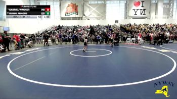 47 lbs Cons. Round 1 - Gianni Arnone, Greece Storm Wrestling vs Gabriel Wagner, Pioneer Youth Wrestling