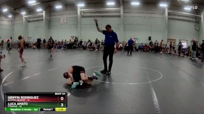 64 lbs Round 6 (8 Team) - Luca Amato, CTWHALE vs Griffin Rodriguez, Buxton Squeeze