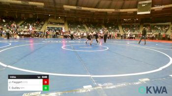 110 lbs Semifinal - Jackson Flaggert, CCYO vs Truitt Dudley, Mannford Pirate Youth Wrestling