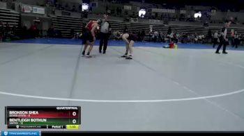 105 lbs Quarterfinals (8 Team) - Bronson Shea, Dover-Eyota vs Bentleigh Bothun, UNITED