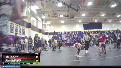 75 lbs Semifinal - Jonah Guerrero, KC Elite Training Center vs Carsyn Pound, Gaston Grizzlies