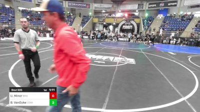 132 lbs Round Of 64 - Urijah Minor, Brighton WC vs Blaine VanDyke, Conrad WC