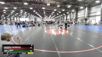 56 lbs Rd# 9- 2:15pm Saturday Final Pool - Tedy Lopez, Team Ohio vs Jackson Caporiccio, Team BAM