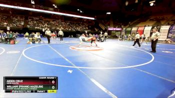 175 Class 2 lbs Champ. Round 1 - William (Frank) Hazelrigg, Father Tolton Regional Catholic vs Aiden Cruz, Knob Noster