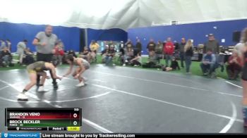 110 lbs Round 3 (10 Team) - Brock Beckler, Forge vs Brandon Veno, Warner