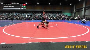 61 lbs Round Of 16 - Alli Warne, Motherlode Wrestling Club vs Emily Lawrence, Red Wave Wrestling