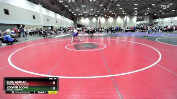 144 lbs Cons. Round 2 - Luke Whisler, Shawnee Mill Valley HS vs Cooper Boone, Valley Center HS