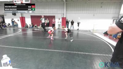 52 lbs 3rd Place - Emmalyn Gibson, Wolfpak Wrestling vs Jasper McKisson, Perry Wrestling Academy