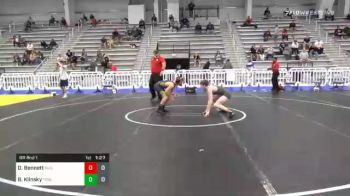 106 lbs Prelims - Dylan Bennett, Midwest Xtreme Wrestling vs Brady Klinsky, Triumph Blue