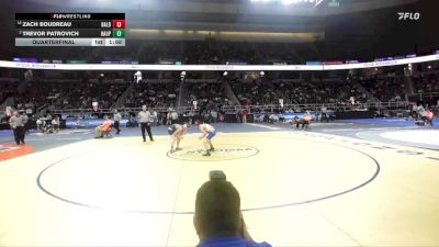 I-101 lbs Quarterfinal - Zach Boudreau, Baldwinsville vs Trevor Patrovich, Hauppauge