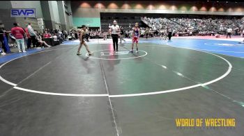 84 lbs Consi Of 16 #1 - Yaziel Navarro, El Paso Supers Wrestling Club vs Quentin Walls, Bay Area Dragons