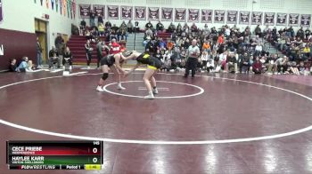 145 lbs 3rd Place Match - CeCe Priebe, Independence vs Haylee Karr, Vinton-Shellsburg