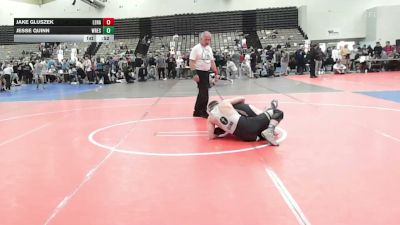 147-H lbs Consi Of 16 #1 - Jake Gluszek, Lenape vs Jesse Quinn, Wrestling University