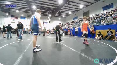 195 lbs Rr Rnd 1 - Ryker Smith, Weatherford Youth Wrestling vs Leon Anderson, Elgin Wrestling