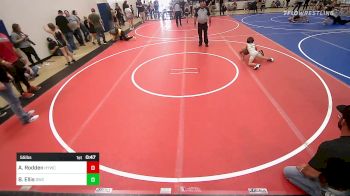 55 lbs Quarterfinal - Ayden Rodden, Hilldale Youth Wrestling Club vs Barrett Ellis, Salina Wrestling Club