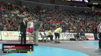 126 lbs Champ. Round 1 - Gunner Butt, New Palestine vs Fynn Douglas, Floyd Central