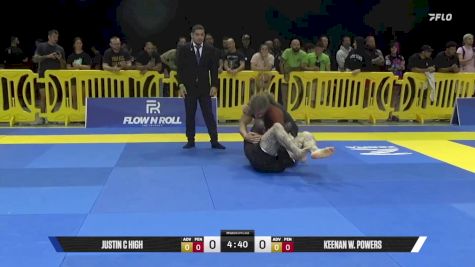 Keenan W. Powers vs Justin C High 2025 Pan IBJJF Jiu-Jitsu No-Gi Championship
