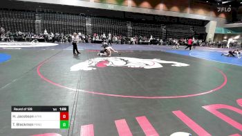 120 lbs Round Of 128 - Hanks Jacobson, American Fork vs Thomas Blackmon, Ponderosa