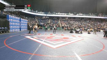 5A 120 lbs Quarterfinal - David Angel, Cedar Ridge vs Joseph Little, Carson, Jesse